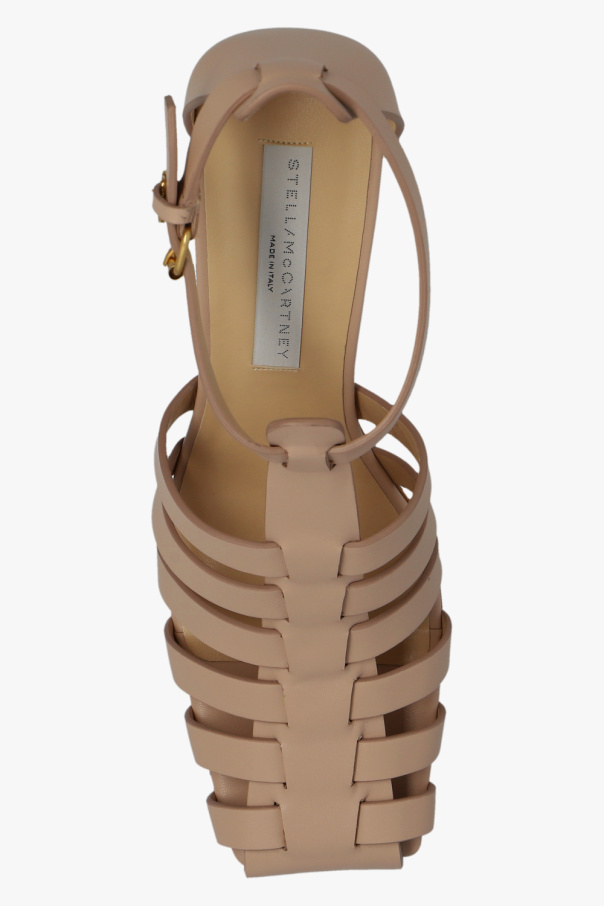 Stella McCartney ◆ Cowboy T-bar Heeled Sandals 関税/送料込 Stella Mccartney Cowboy T-Bar 90mm Heeled Sandals In Yellow